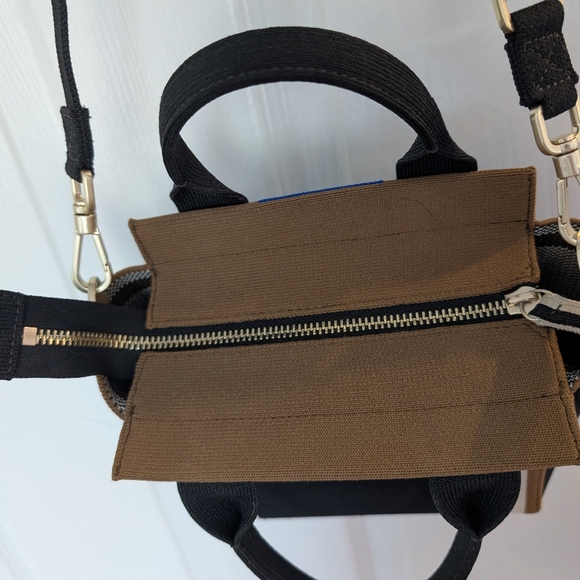 Rothy's The Mini Handbag Black Portobello - Picture 6 of 6
